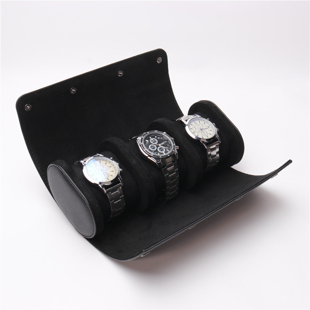 Antoine - Boîte de Rangement en Cuir PU - Noir 2