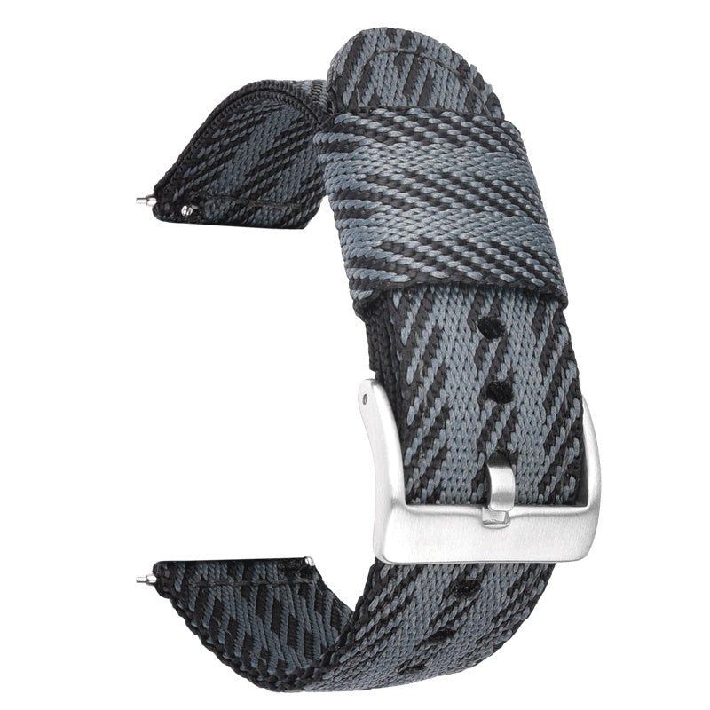 Bracelet Paul - Montre en Nylon - Gris noir