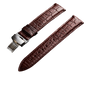 Bracelet Alexandre - Crocodile - Marron