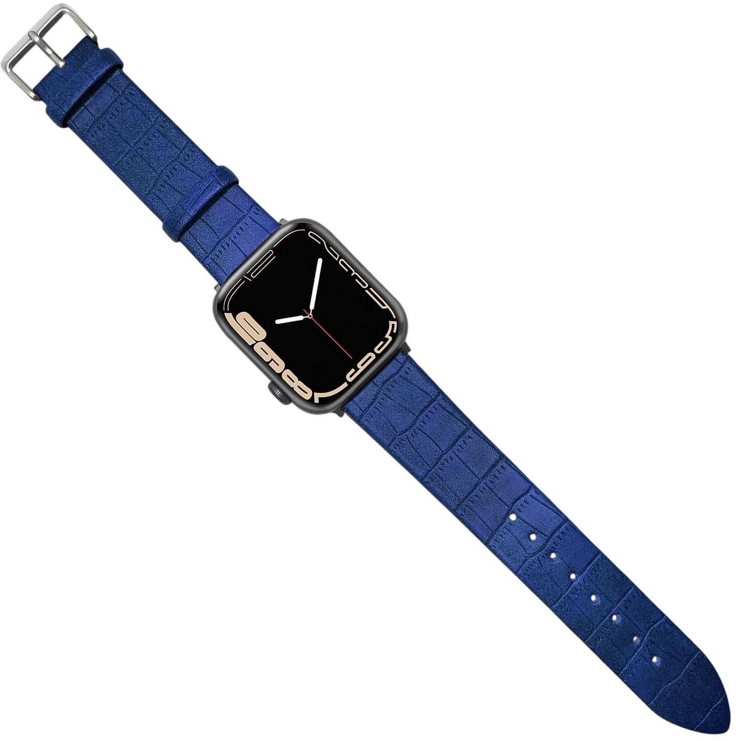 Bracelet Lucien – Cuir - Bleu Saphir