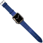 Bracelet Lucien – Cuir - Bleu Saphir