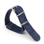 Bracelet Florian - Daim suédé - Bleu Marine