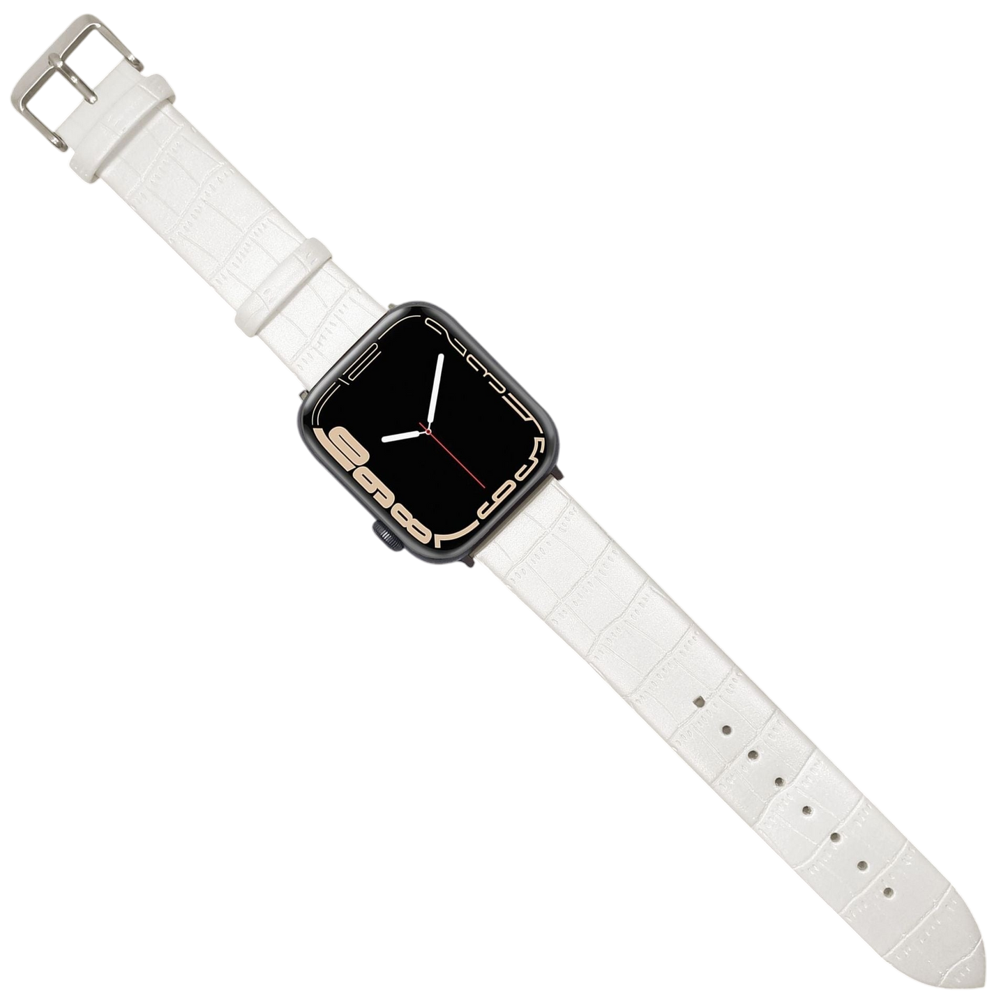 Bracelet Lucien – Cuir - Blanc Perle