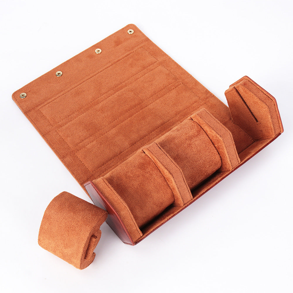 Théo - Étui Hexagonal en Cuir de selle