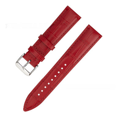Bracelet Victor – Cuir de vachette - Rouge